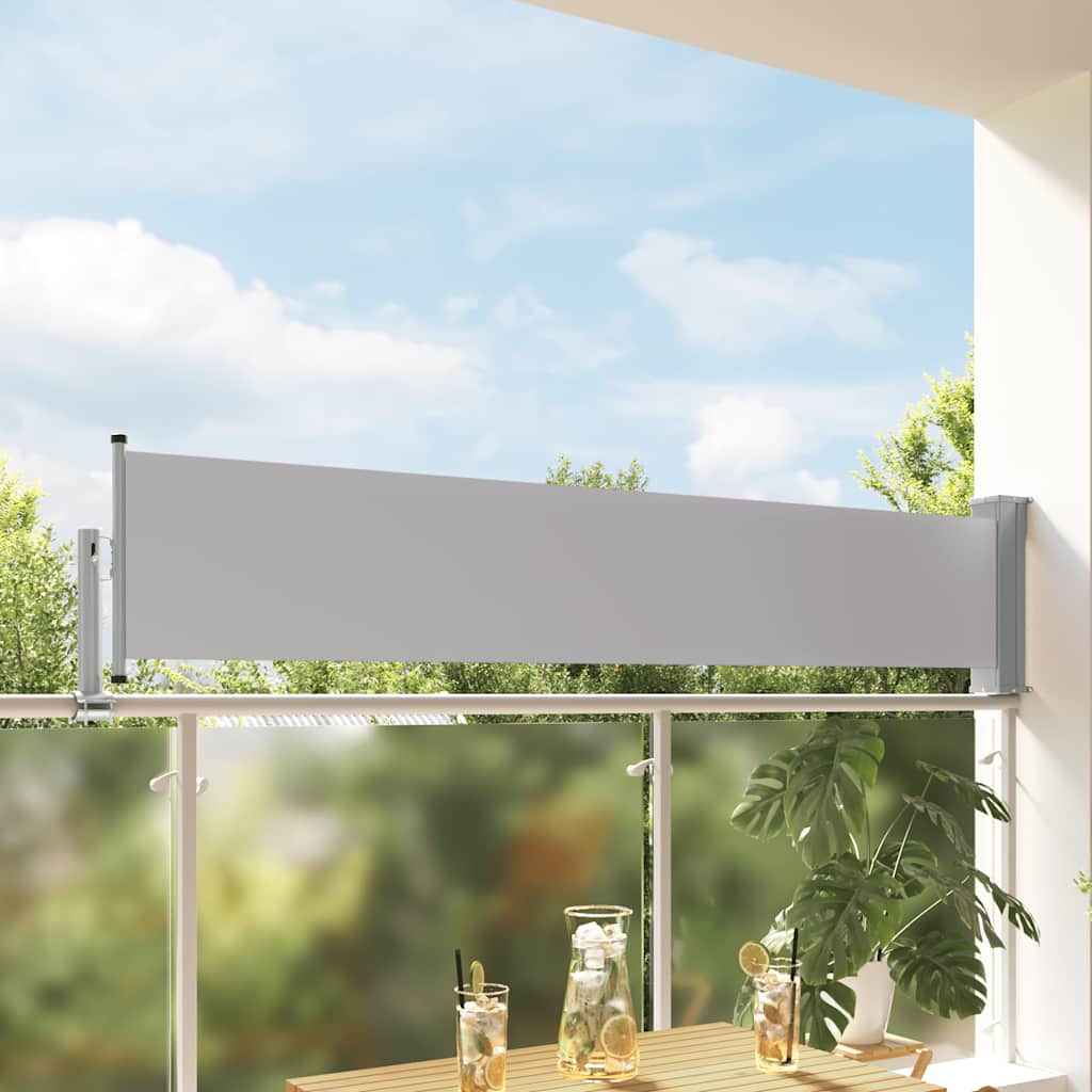 Vidaxl haveskærm Udvidelig 60x300 cm grå