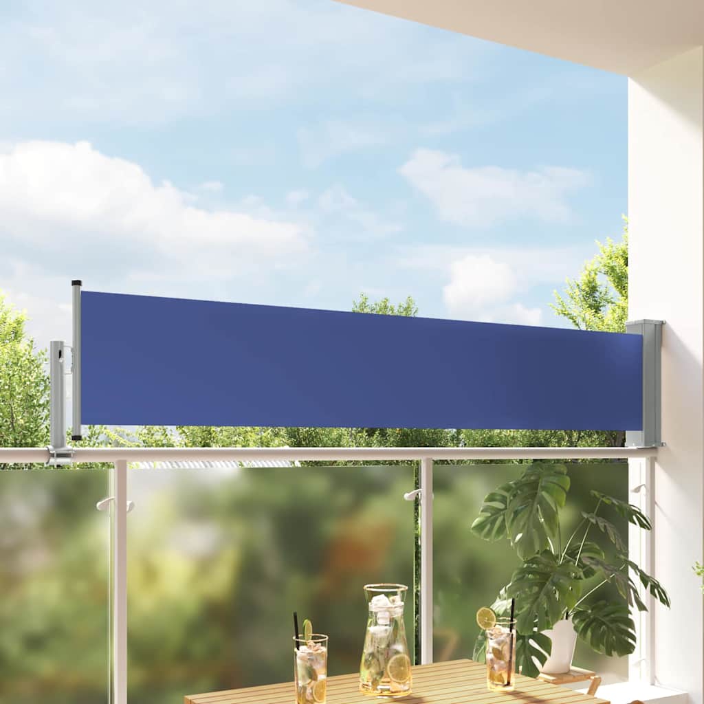 Vidaxl Haveskærm Udvidelig 60x300 cm blå