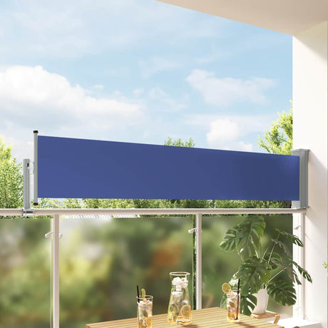Vidaxl Haveskærm Udvidelig 60x300 cm blå
