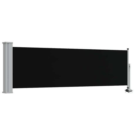 Vidaxl Haveskærm Udvidelig 80x300 cm sort