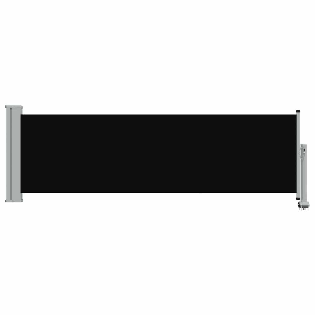 Vidaxl Haveskærm Udvidelig 80x300 cm sort