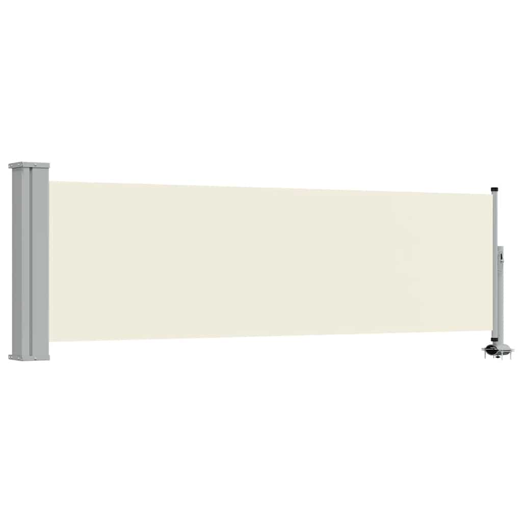 Vidaxl haveskærm Udvidelig 80x300 cm creme -farvet