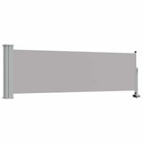 Vidaxl Haveskærm Udvidelig 80x300 cm grå