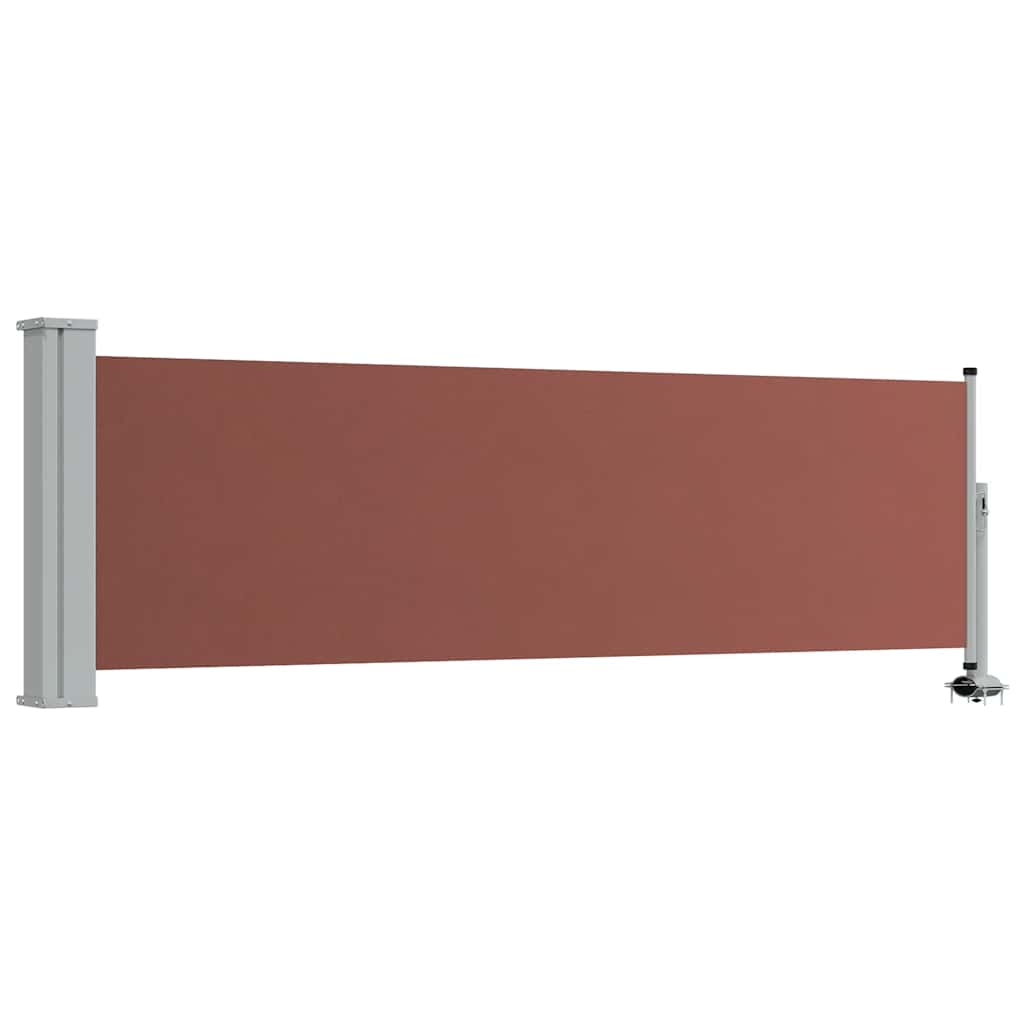 Vidaxx udtrækbar haveskærm 80x300 cm brun