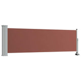 Vidaxx udtrækbar haveskærm 80x300 cm brun