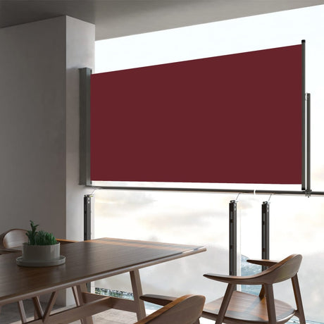 Vidaxl haveskærm Udvidelig 80x300 cm rød
