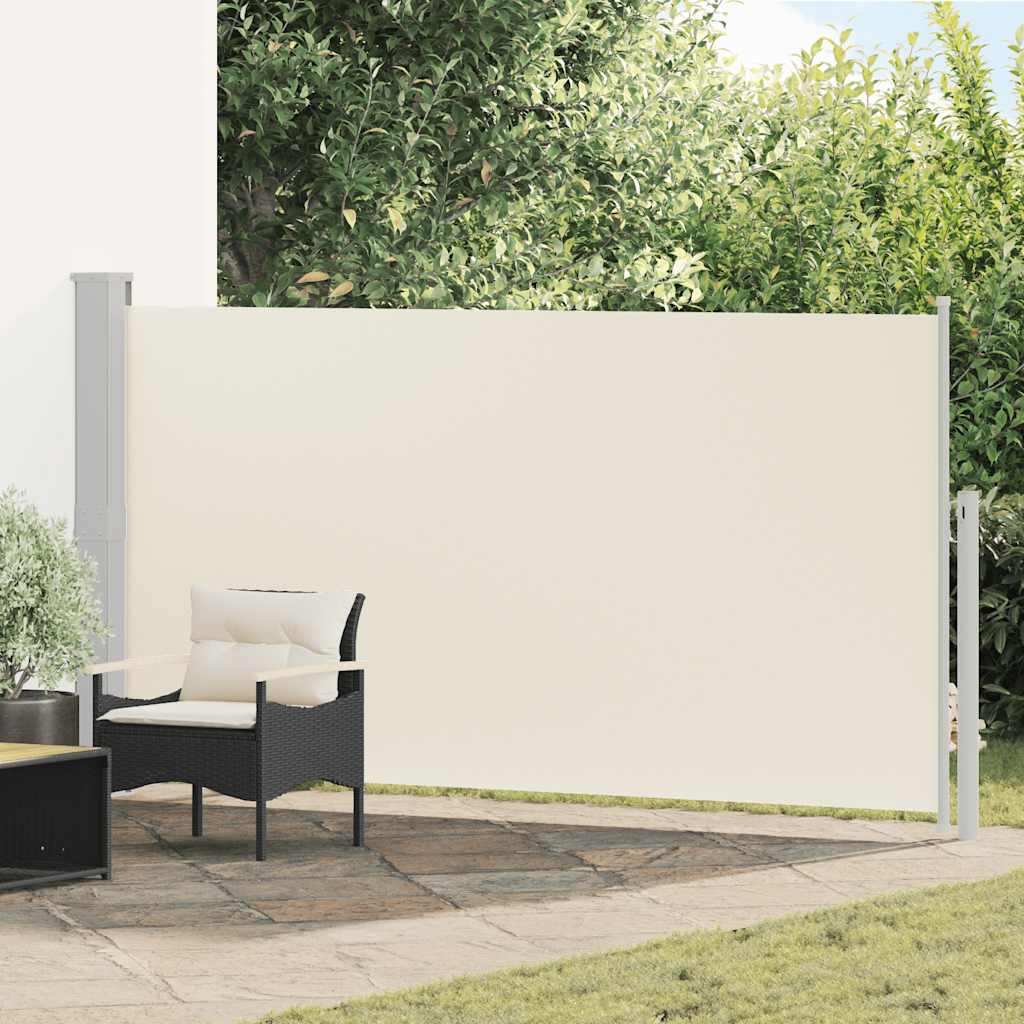 Vidaxl haveskærm Udvidelig 170x300 cm creme