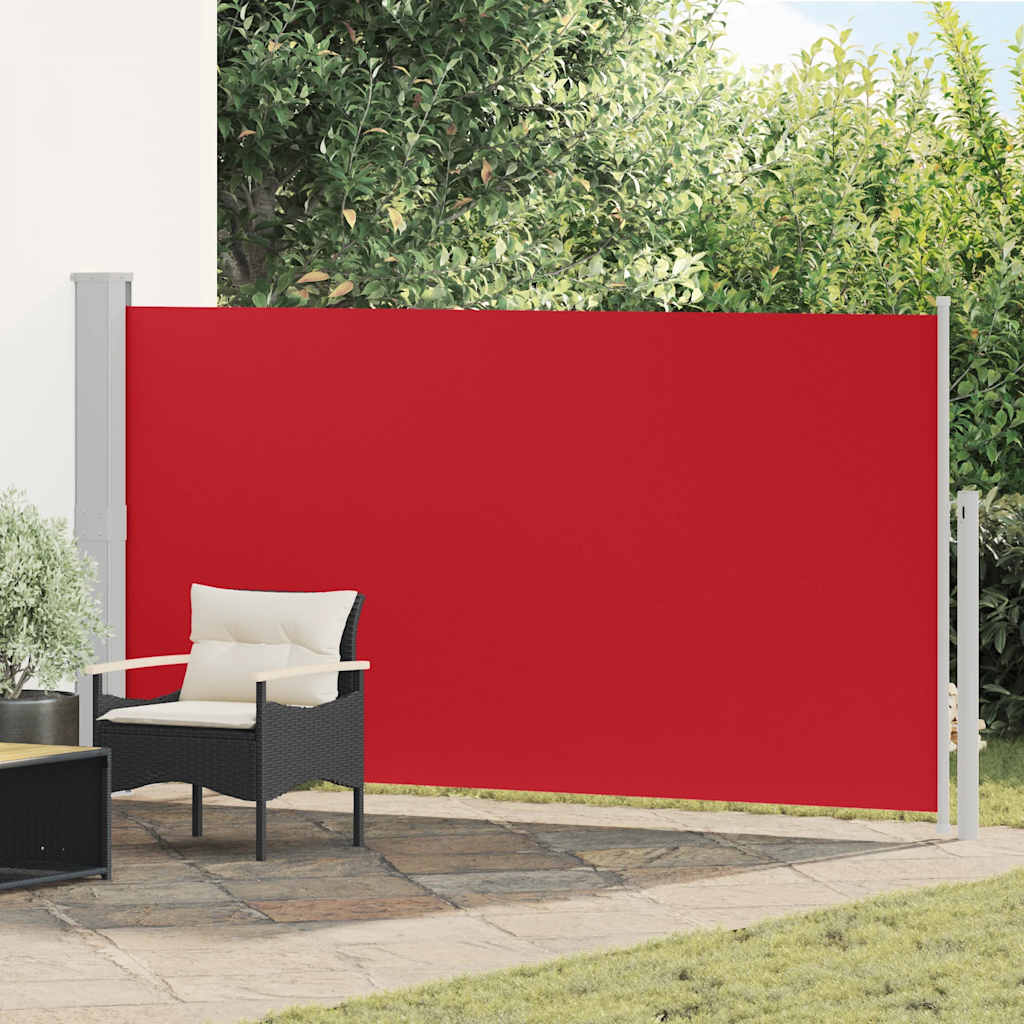 Vidaxl Haveskærm Udvidelig 170x300 cm rød