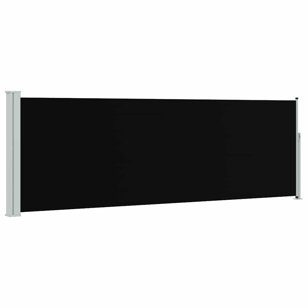 Vidaxl Haveskærm Udvidelig 100x300 cm sort