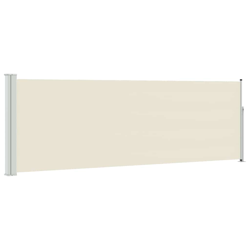 Vidaxl haveskærm Udvidelig 100x300 cm creme