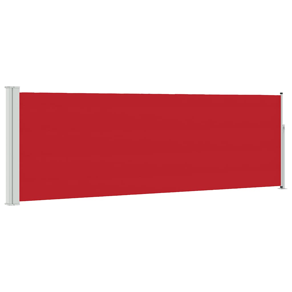 Vidaxl haveskærm Udvidelig 100x300 cm rød