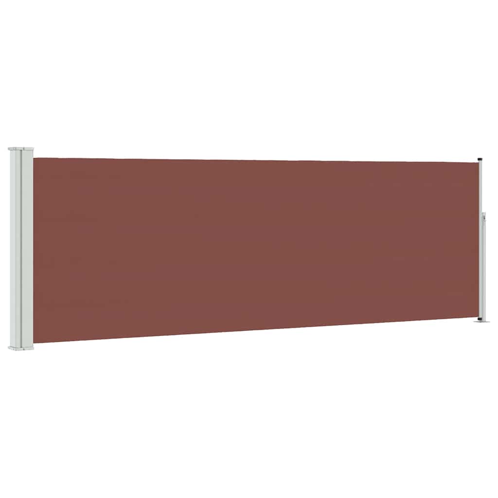 Vidaxl haveskærm Udvidelig 100x300 cm brun