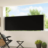 Vidaxl haveskærm Udvidelig 100x500 cm sort