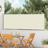 Vidaxl haveskærm Udvidelig 100x500 cm creme