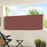 Vidaxl haveskærm Udvidelig 100x500 cm brun