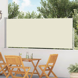 Vidaxx udtrækbar haveskærm 120x500 cm creme