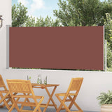 Vidaxx udtrækbar haveskærm 120x500 cm brun