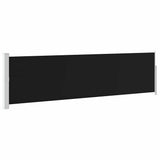 Vidaxl Haveskærm Udvidelig 140x500 cm sort