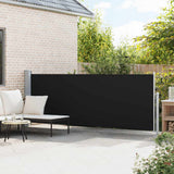 Vidaxl Haveskærm Udvidelig 140x500 cm sort