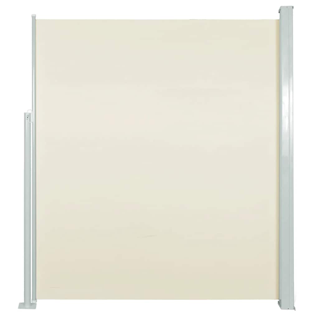 Vidaxl haveskærm Udvidelig 140x500 cm creme