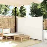 Vidaxl haveskærm Udvidelig 140x500 cm creme