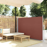 Vidaxl Haveskærm Udvidelig 140x500 cm brun