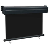 Vidaxl balkonskærm 105x250 cm sort