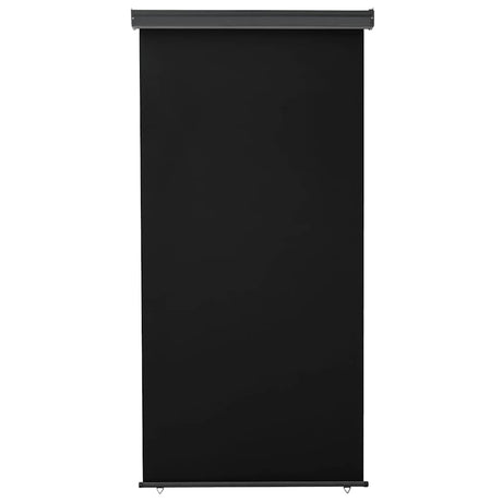 Vidaxl balkonscherm 125x250 cm zwart