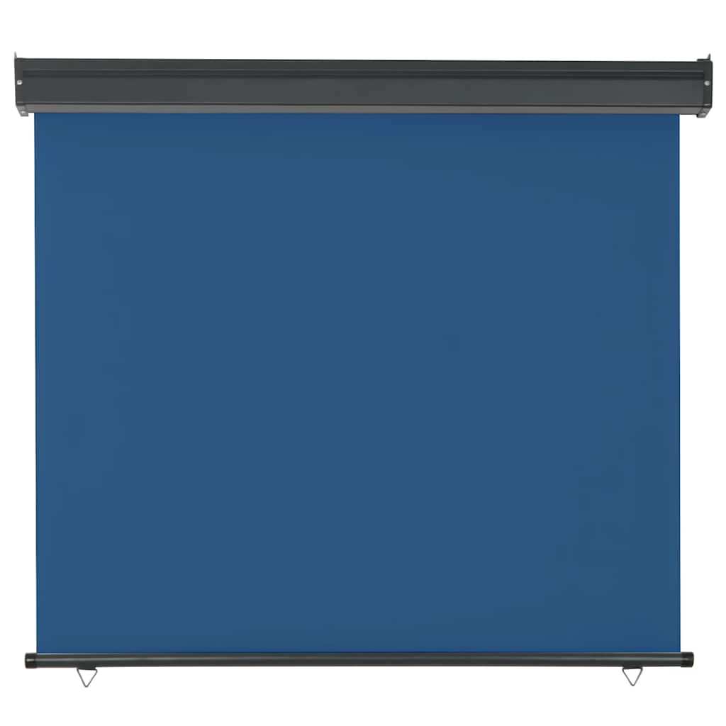 Vidaxl balkonscherm 125x250 cm blauw