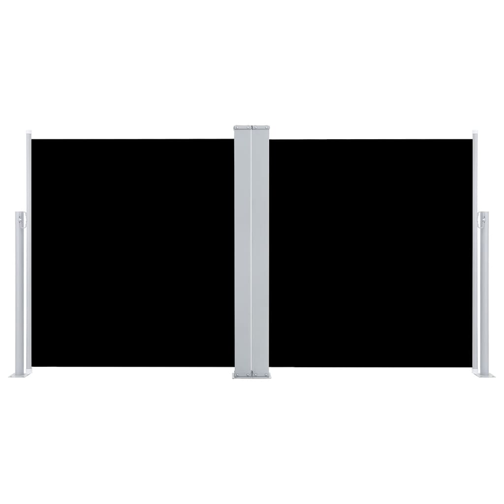 Vidaxl forrude udvides 100x600 cm sort sort