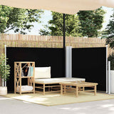 Vidaxl forrude udvides 100x600 cm sort sort