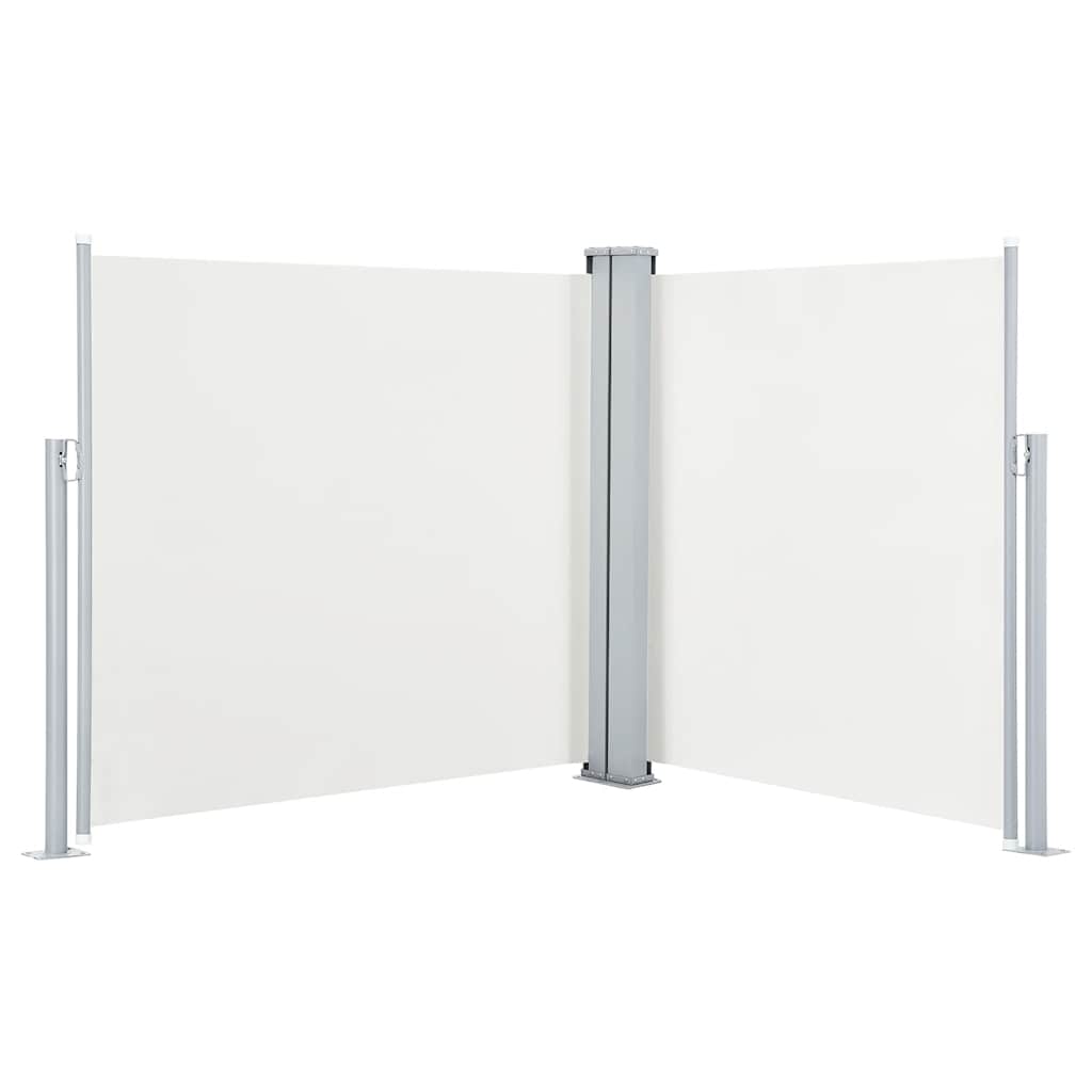 Vidaxl forrude Udvidelig 100x600 cm creme