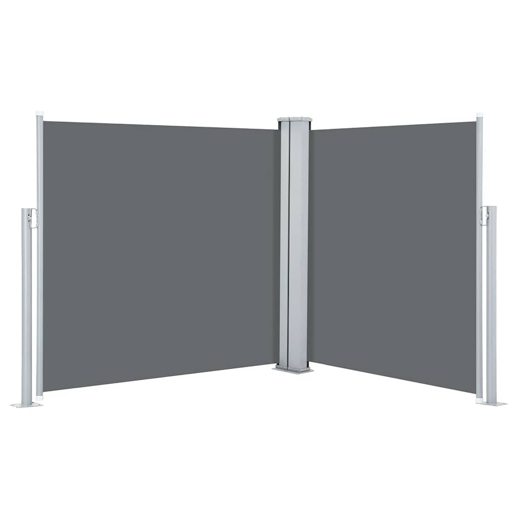 Vidaxx udtrækbar vindskærm 120x600 cm antracit