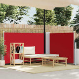 Vidaxl forrude udvides 120x600 cm rød