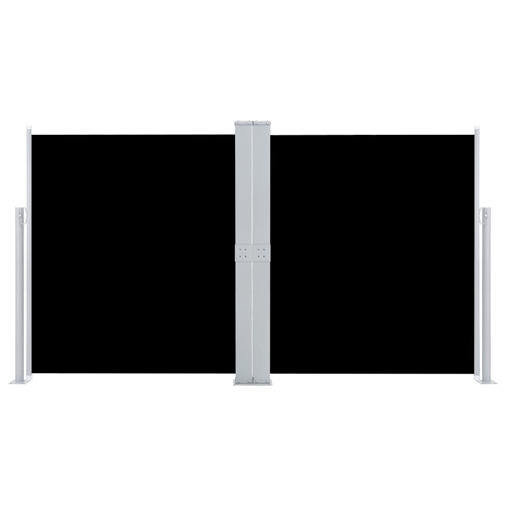 Vidaxl forrude udvides 140x600 cm sort
