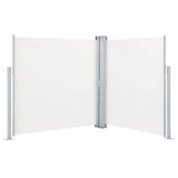 Vidaxl haveskærm Udvidelig dobbelt 170x600 cm creme