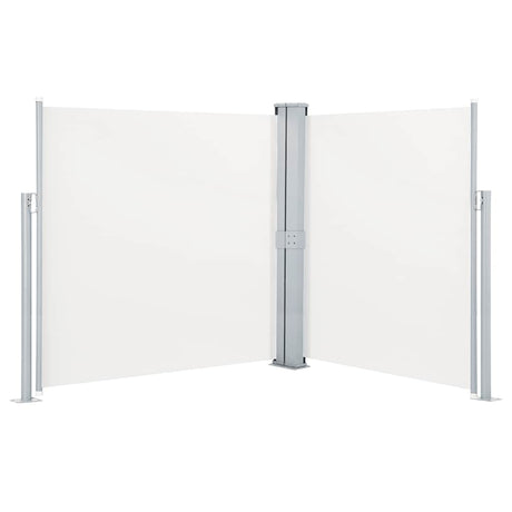 Vidaxl haveskærm Udvidelig dobbelt 170x600 cm creme