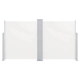 Vidaxl haveskærm Udvidelig dobbelt 170x600 cm creme