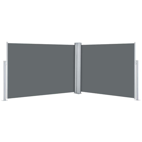 Vidaxl forrude udvides 100x1000 cm antracit