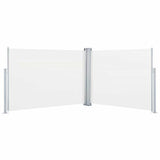 Vidaxx udtrækbar vindskærm 120x1000 cm creme