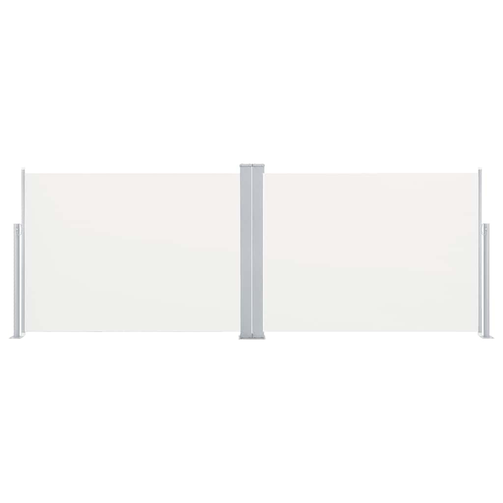 Vidaxx udtrækbar vindskærm 120x1000 cm creme