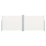 Vidaxx udtrækbar vindskærm 120x1000 cm creme