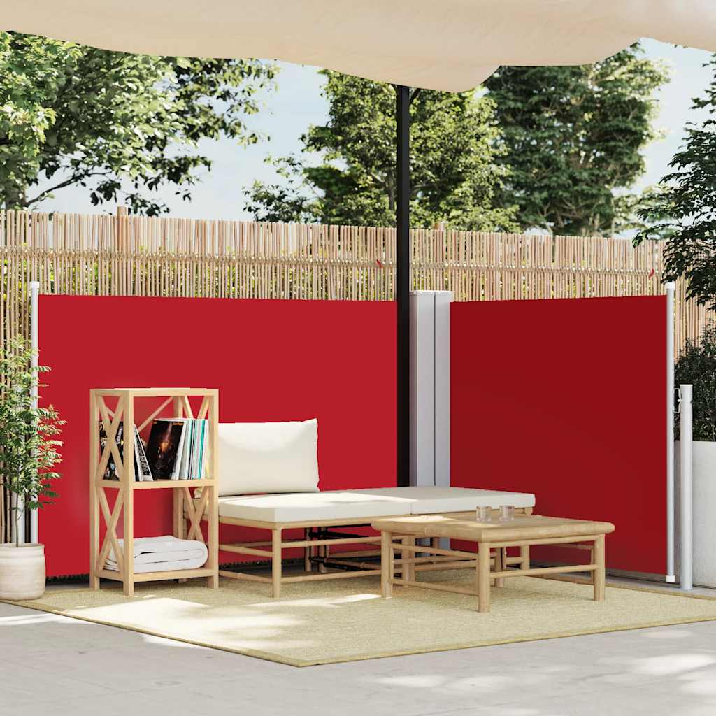 Vidaxl forrude udvides 120x1000 cm rød
