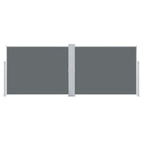 Vidaxl forrude udvides 140x1000 cm antracit