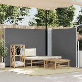 Vidaxl forrude udvides 140x1000 cm antracit