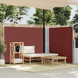 Vidaxl forrude udvides 140x1000 cm brun