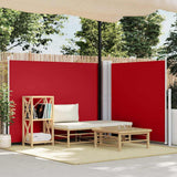 Vidaxl forrude udvides 140x1000 cm rød