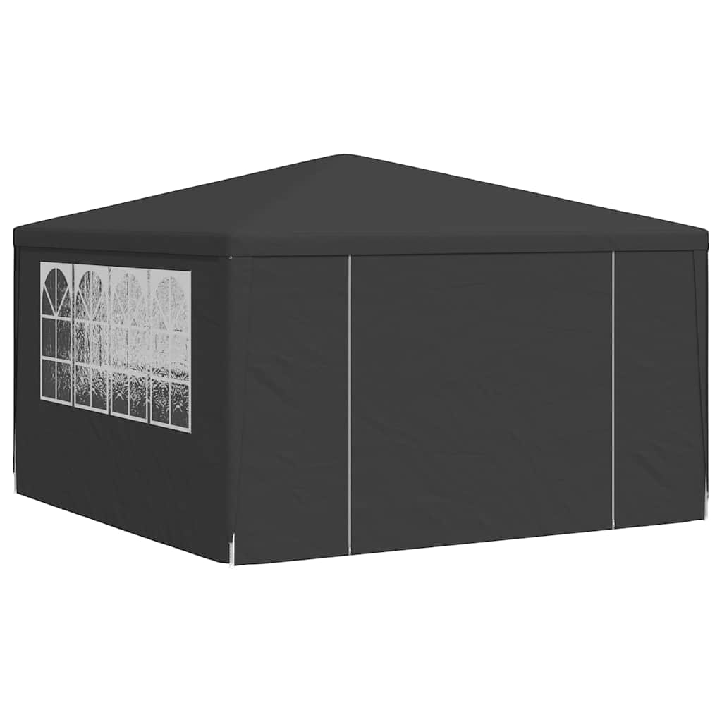 Vidaxl Party Telt med sidevægge Professionel 90 g m² 4x4 m anthracit