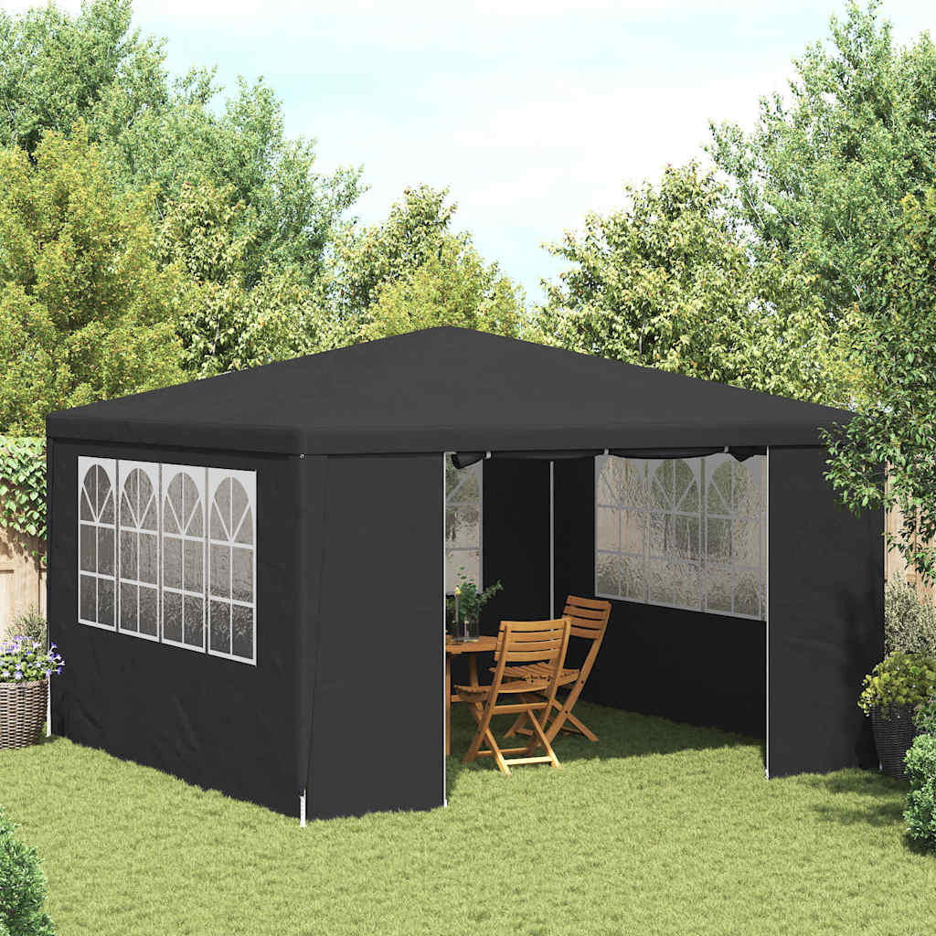 Vidaxl Party Telt med sidevægge Professionel 90 g m² 4x4 m anthracit