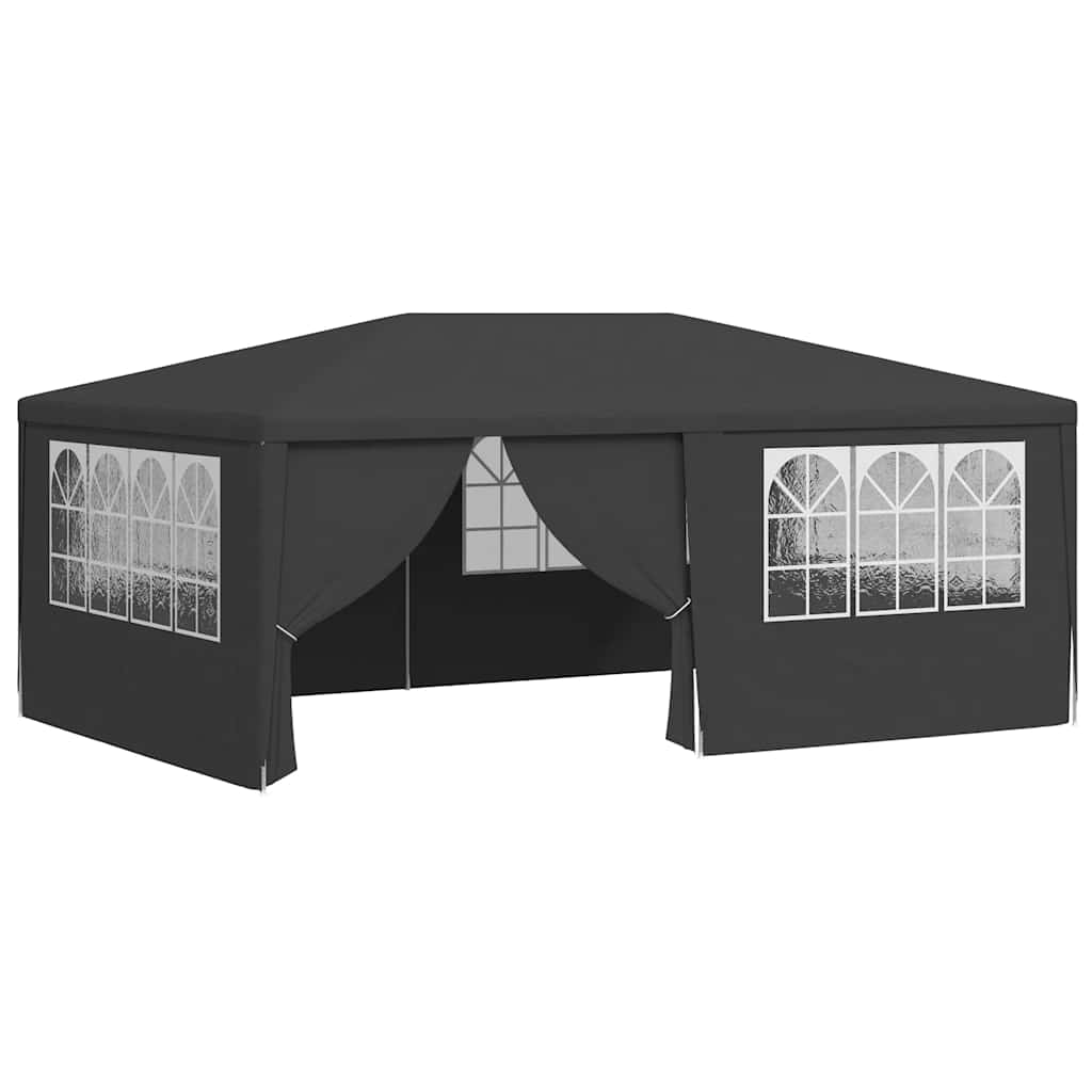 Vidaxl Party Telt med sidevægge Professionel 90 g m² 4x6 m Anthracite